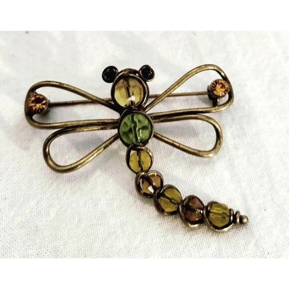 Lia Sophia Dragonfly Brooch - Picture 2 of 8